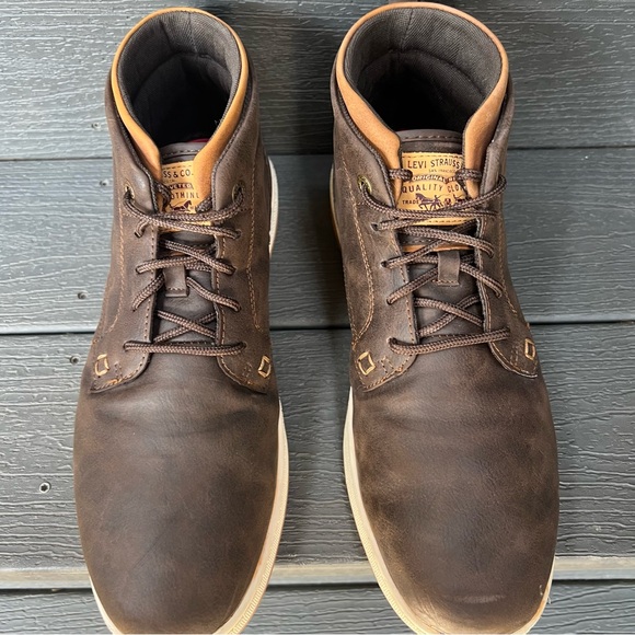 LEVI’S GOSHEN BROWN SNEAKER BOOTS SIZE 11 - Picture 14 of 15